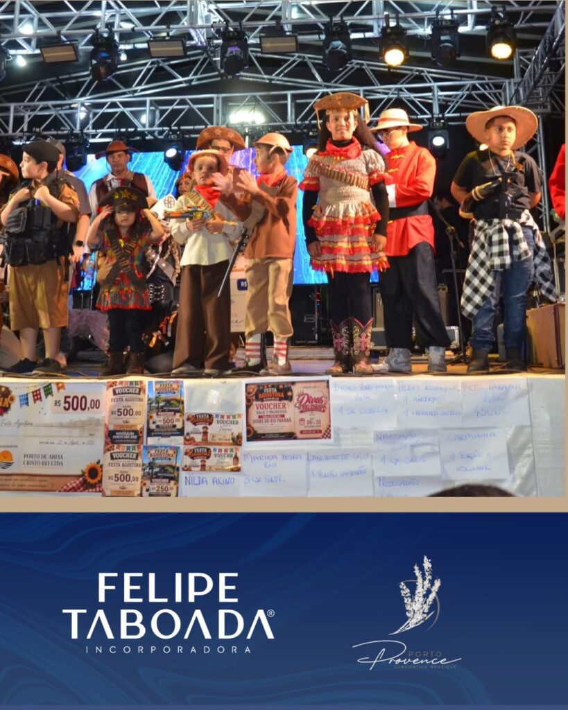 Festa Agostina no Porto São José reúne milhares de pessoas em noite de alegria e grandes atrações